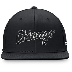 Men's Chicago‎ 59FIFTY Fanatics Black Team Core Fitted Hat NWT 7 1/2